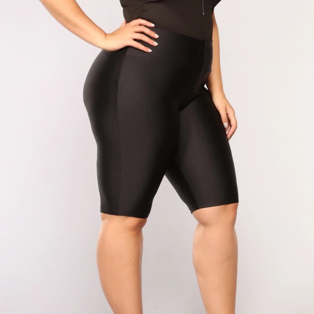 Fashion Nova Black Biker Shorts